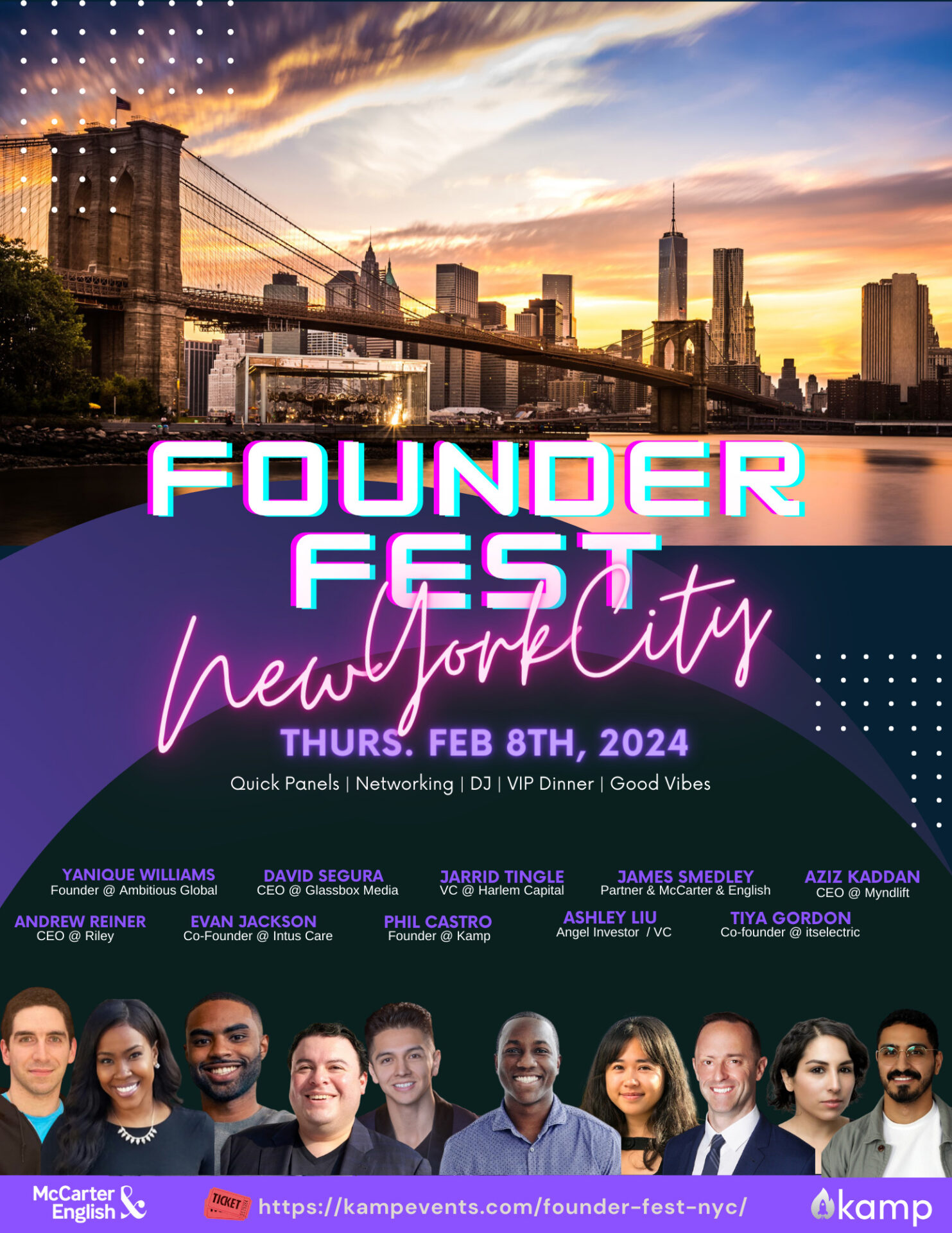 Founder Fest NYC Kamp Startup Events Made Dope